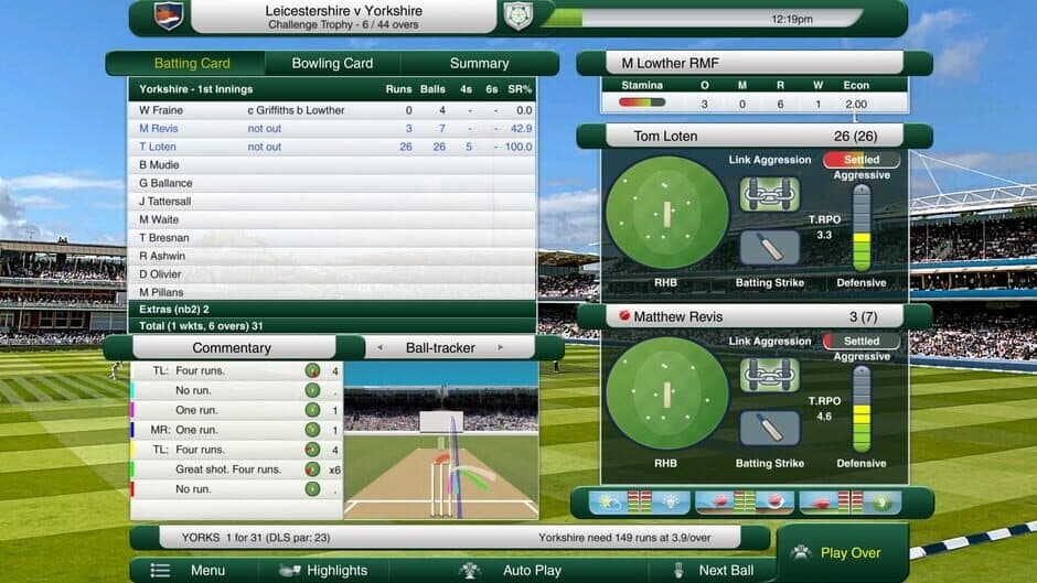 Скриншот 3 из Cricket Captain 2020