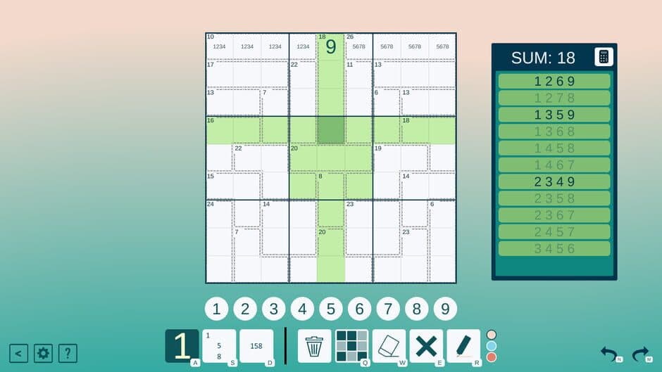 Скриншот 3 из Killer Sudoku