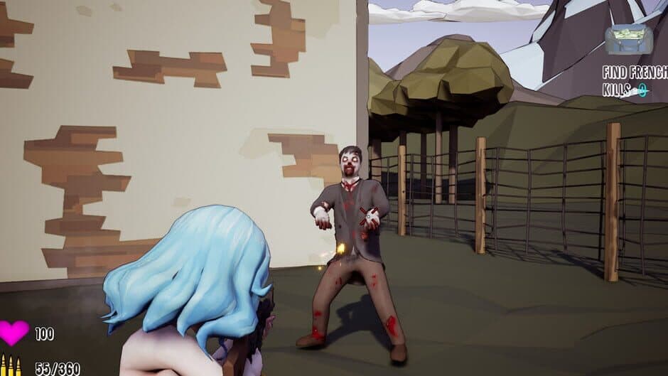Скриншот 3 из Inglorious Waifu VS Nazi Zombies