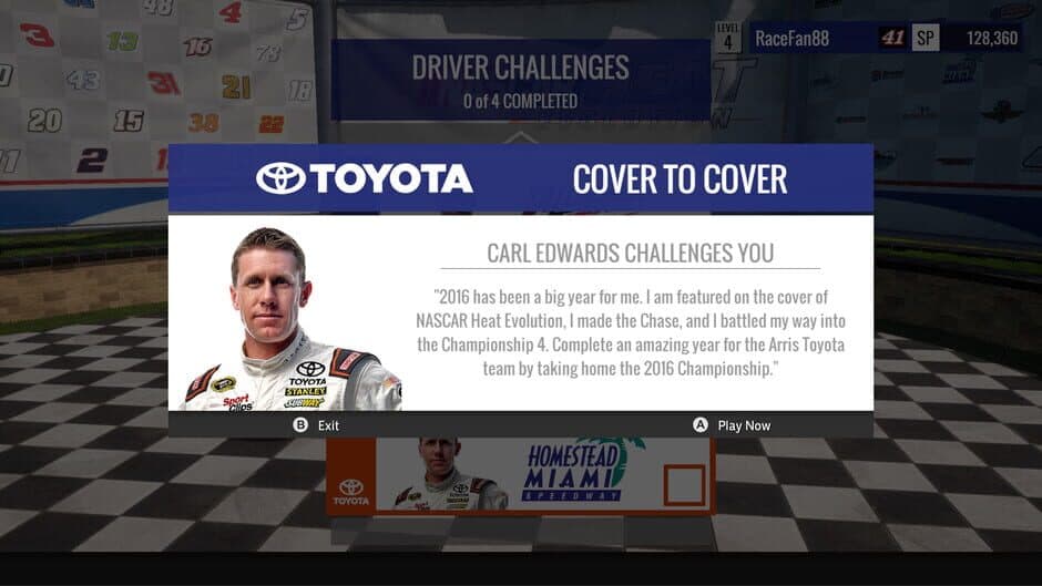 Скриншот 1 из NASCAR Heat Evolution: Toyota Challenge Pack 4