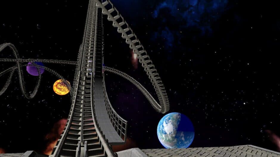 Скриншот 1 из VR Galactic Roller Coaster