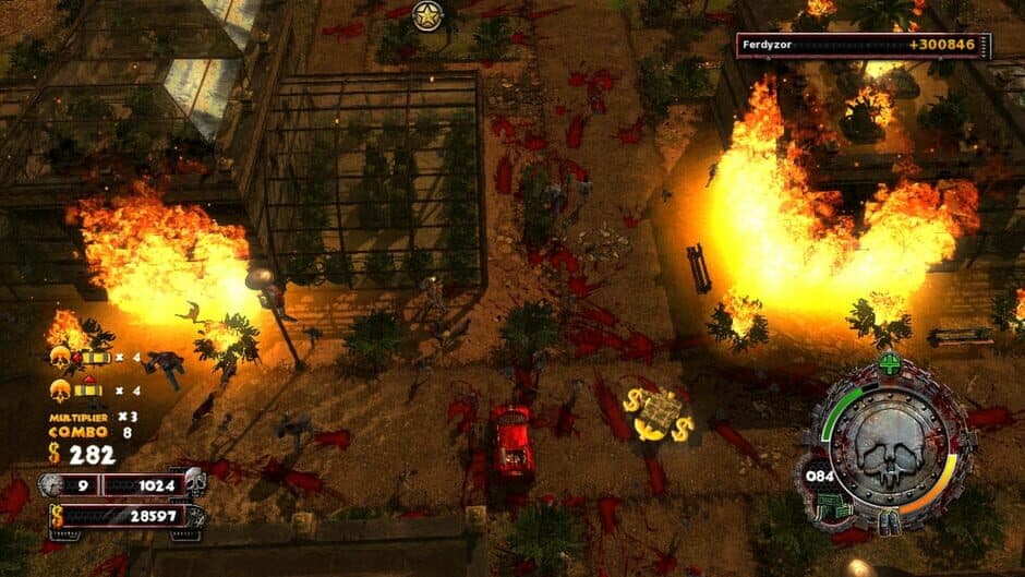 Скриншот 3 из Zombie Driver HD: Burning Garden of Slaughter