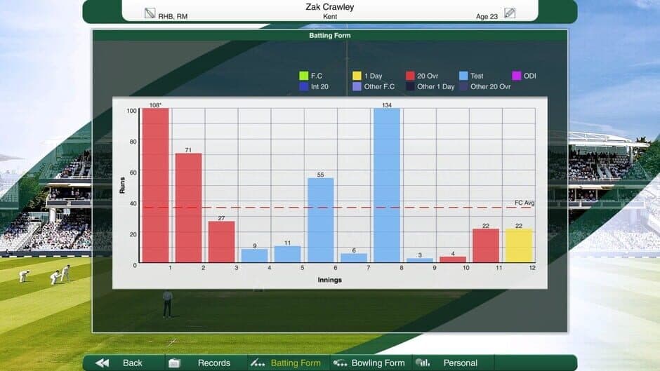 Скриншот 4 из Cricket Captain 2021