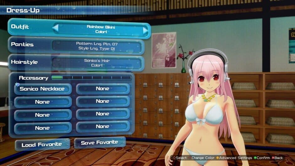 Скриншот 1 из Senran Kagura: Peach Beach Splash - Super Sonico Character Pack