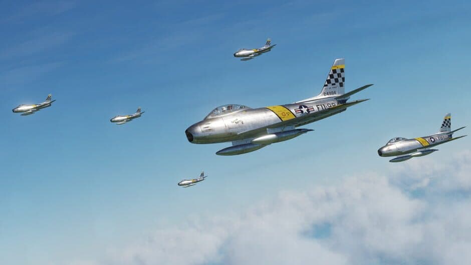 Скриншот 1 из DCS World: F-86F Sabre Hunters Over the Yalu Campaign
