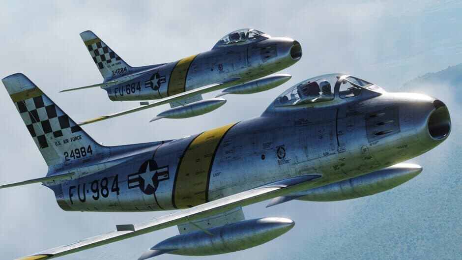 Скриншот 12 из DCS World: F-86F Sabre Hunters Over the Yalu Campaign