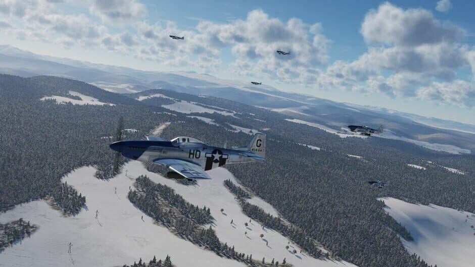 Скриншот 3 из DCS World: P-51D Mustang Blue Nosed Bastards of Bodney Campaign