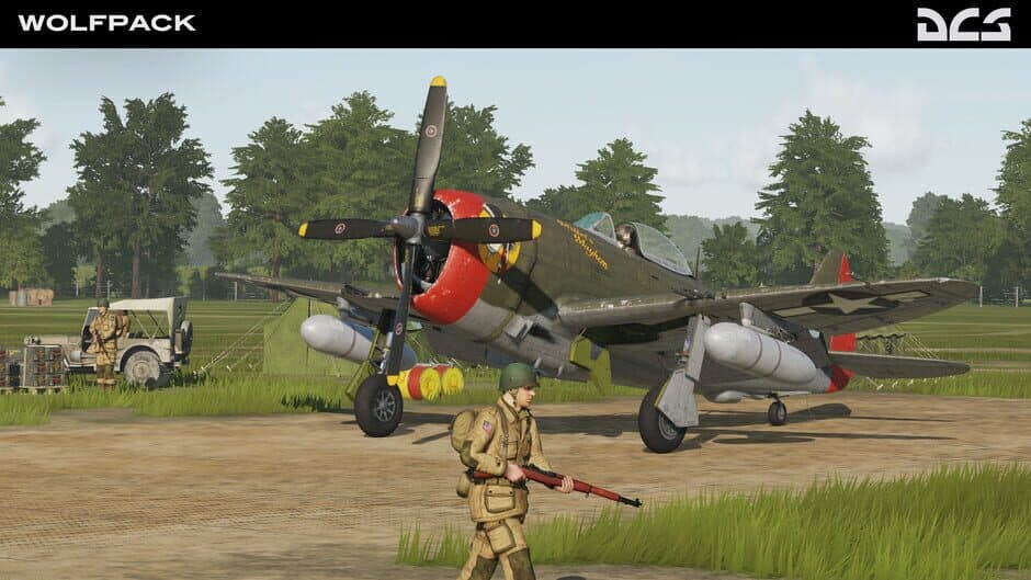 Скриншот 6 из DCS World: P-47D Thunderbolt Wolfpack Campaign