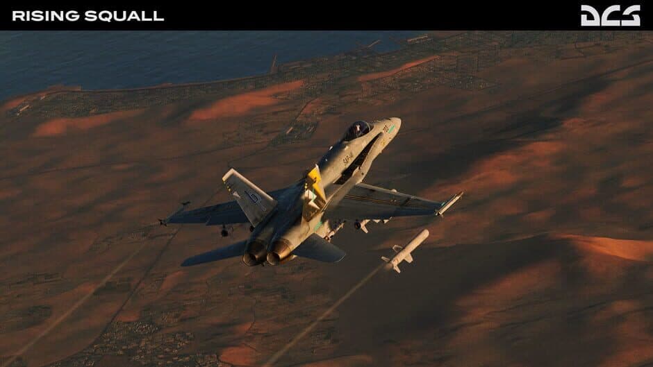 Скриншот 1 из DCS World: F/A-18C Hornet Rising Squall Campaign