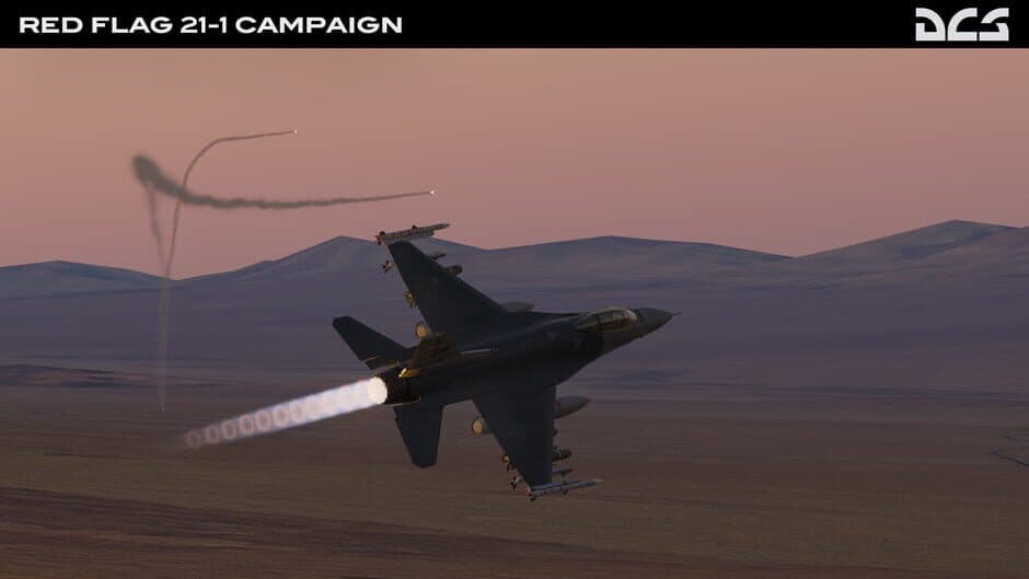 Скриншот 2 из DCS World: F-16C Viper Red Flag 21-1 Campaign
