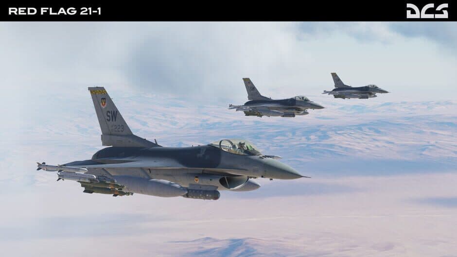 Скриншот 5 из DCS World: F-16C Viper Red Flag 21-1 Campaign