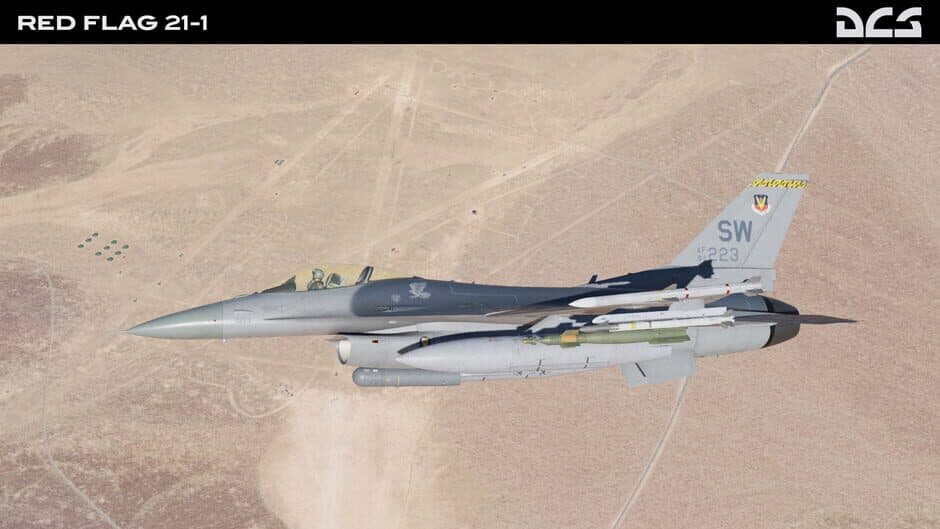 Скриншот 3 из DCS World: F-16C Viper Red Flag 21-1 Campaign