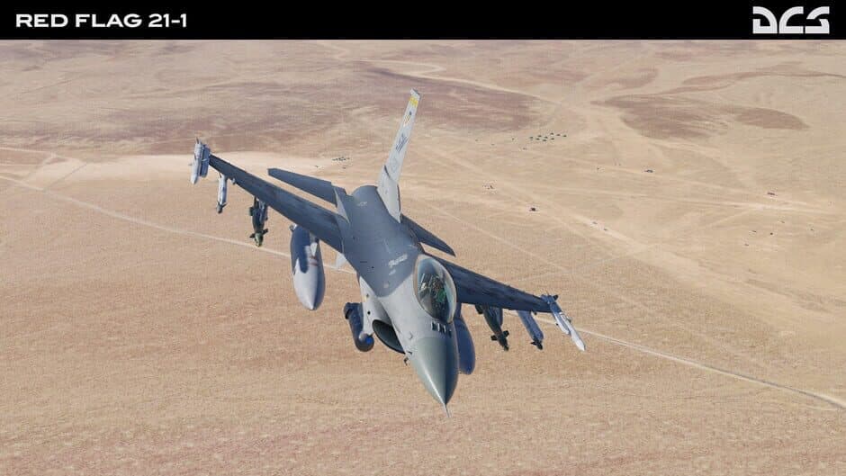Скриншот 1 из DCS World: F-16C Viper Red Flag 21-1 Campaign