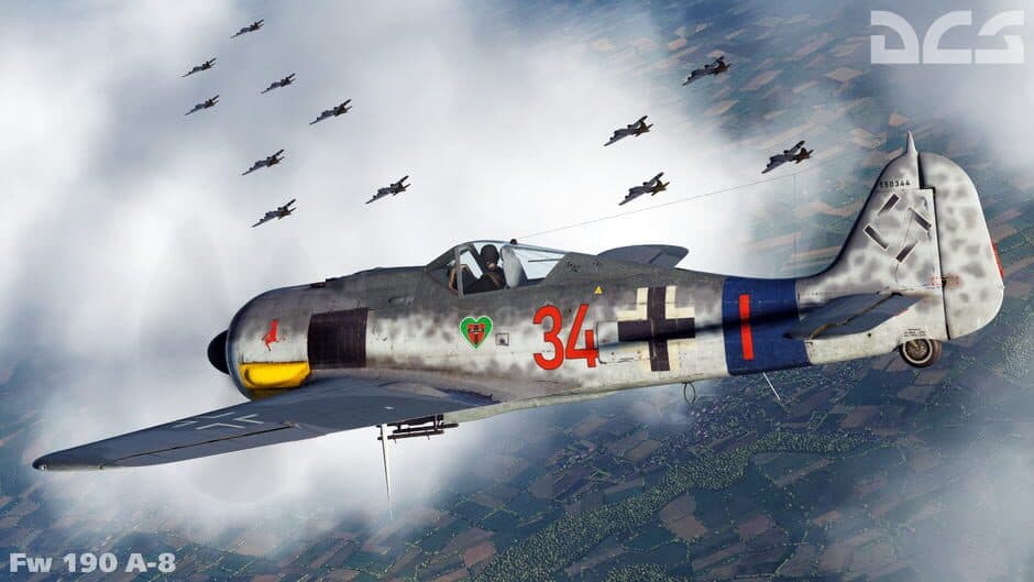 Скриншот 12 из DCS World: Fw 190 A-8