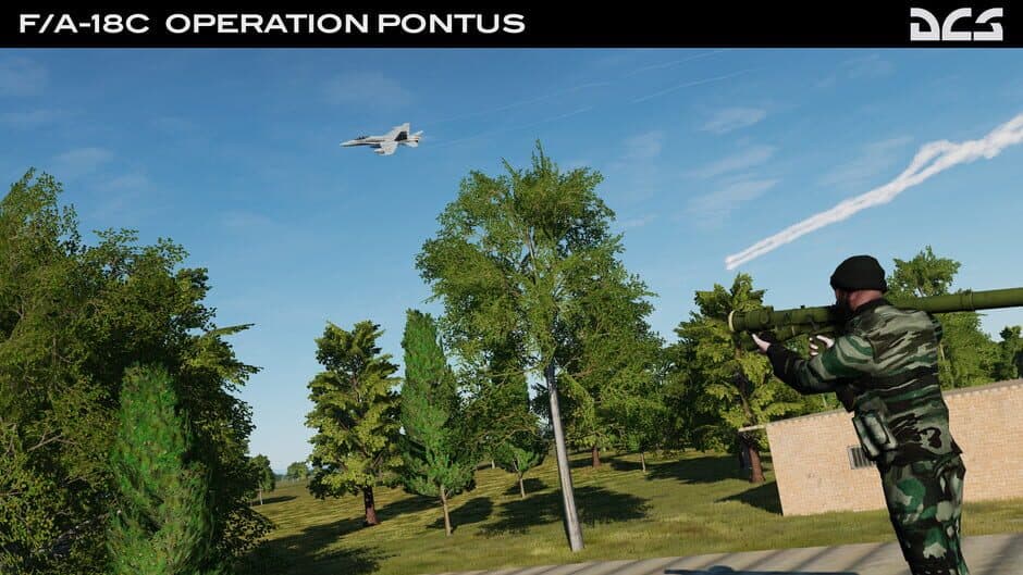 Скриншот 4 из DCS World: F/A-18C Operation Pontus Campaign
