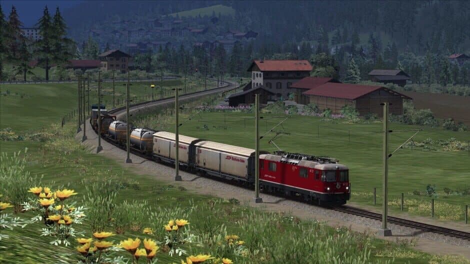 Скриншот 2 из Train Simulator: Surselva Line: Reichenau-Tamins - Disentis/Mustér Route Add-On
