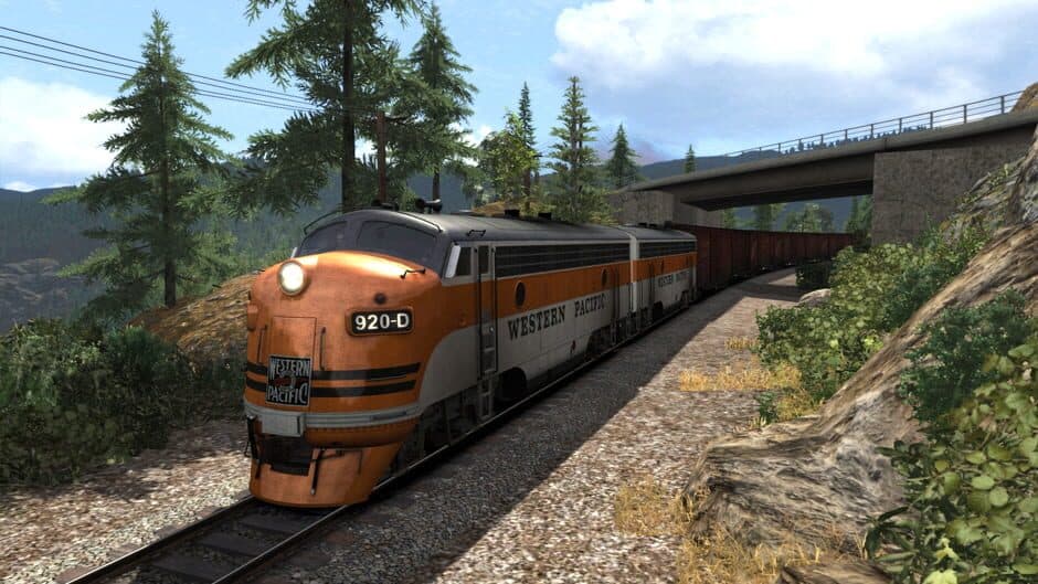 Скриншот 2 из Train Simulator: Feather River Canyon Route Add-On