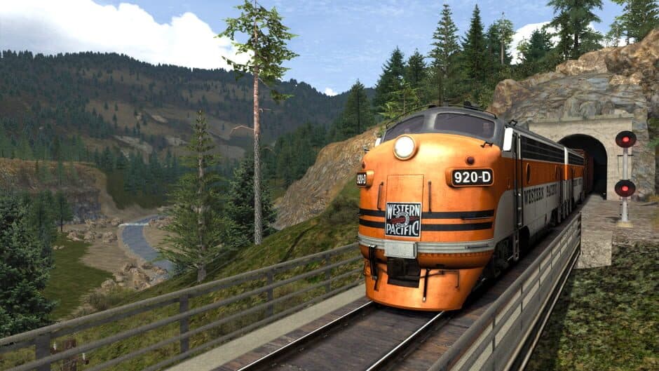 Скриншот 3 из Train Simulator: Feather River Canyon Route Add-On