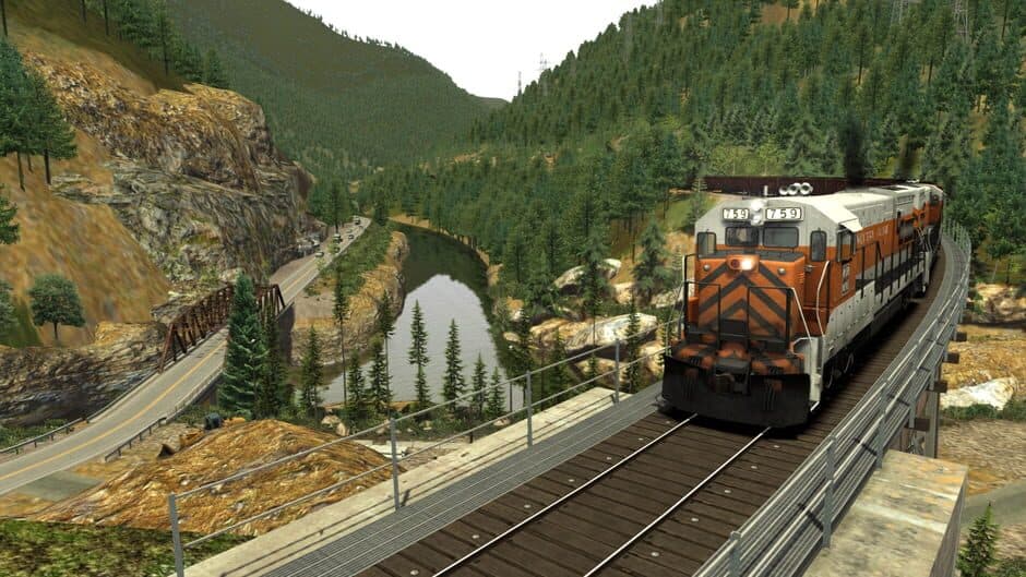 Скриншот 6 из Train Simulator: Feather River Canyon Route Add-On