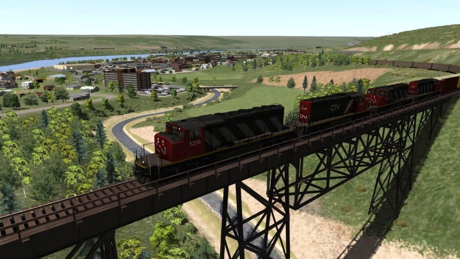 Скриншот 7 из Train Simulator: Canadian National Peace River Route Add-On