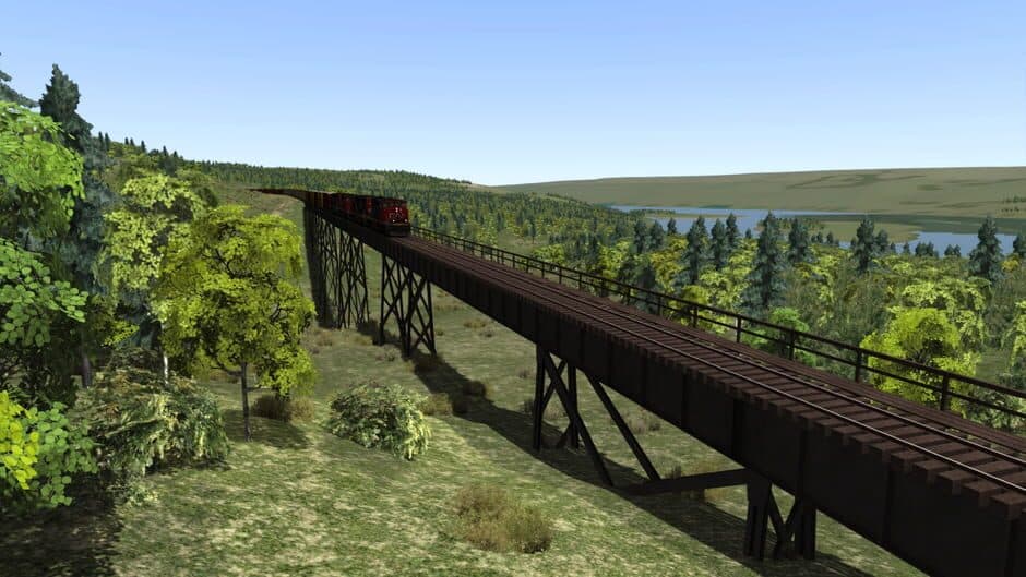Скриншот 2 из Train Simulator: Canadian National Peace River Route Add-On