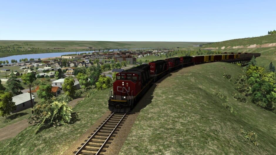 Скриншот 9 из Train Simulator: Canadian National Peace River Route Add-On