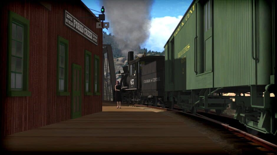 Скриншот 2 из Train Simulator: Clear Creek Narrow Gauge Route Add-On