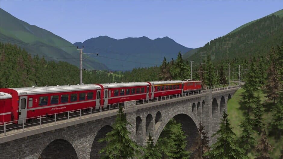 Скриншот 2 из Train Simulator: Engadin Linie: Pontresina - Scuol-Tarasp Route Add-On