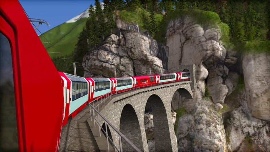 Скриншот 1 из Train Simulator: Albula Line: St Moritz - Thusis Route Add-On