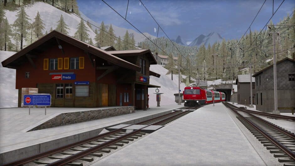 Скриншот 5 из Train Simulator: Albula Line: St Moritz - Thusis Route Add-On