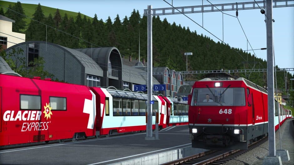 Скриншот 9 из Train Simulator: Albula Line: St Moritz - Thusis Route Add-On