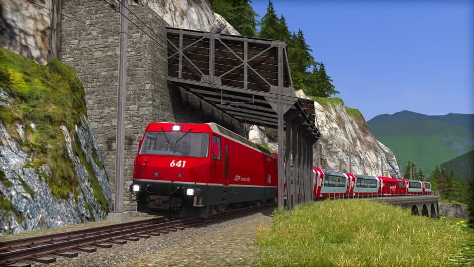Скриншот 6 из Train Simulator: Albula Line: St Moritz - Thusis Route Add-On