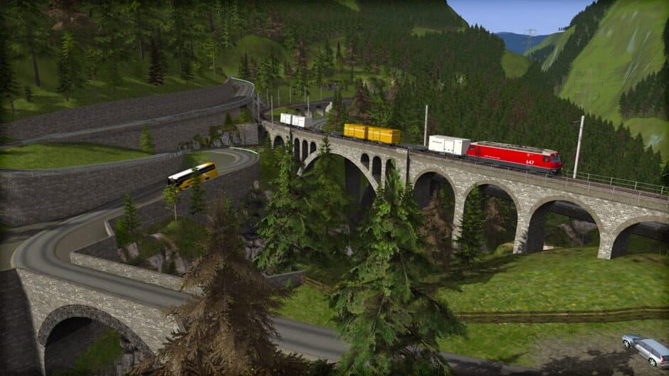 Скриншот 7 из Train Simulator: Albula Line: St Moritz - Thusis Route Add-On