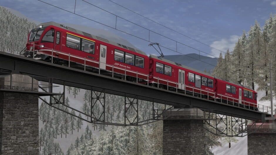 Скриншот 4 из Train Simulator: Arosa Line Route Add-On
