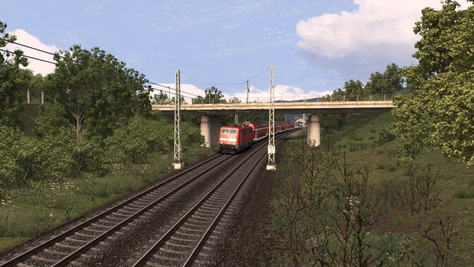 Скриншот 5 из Train Simulator: Rhine Valley: Freiburg - Basel Route Add-On