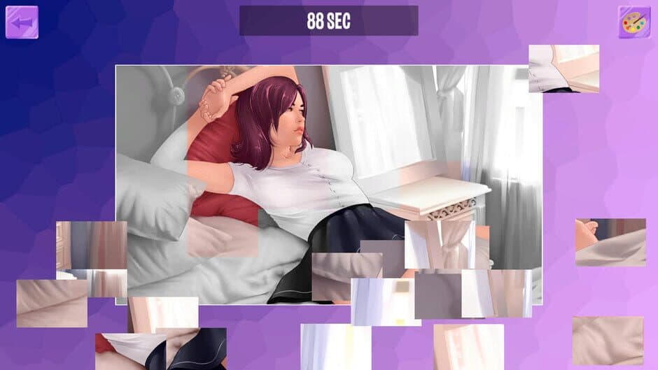 Скриншот 2 из Girls on puzzle 4