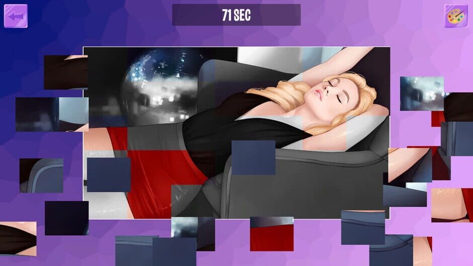 Скриншот 3 из Girls on puzzle 4