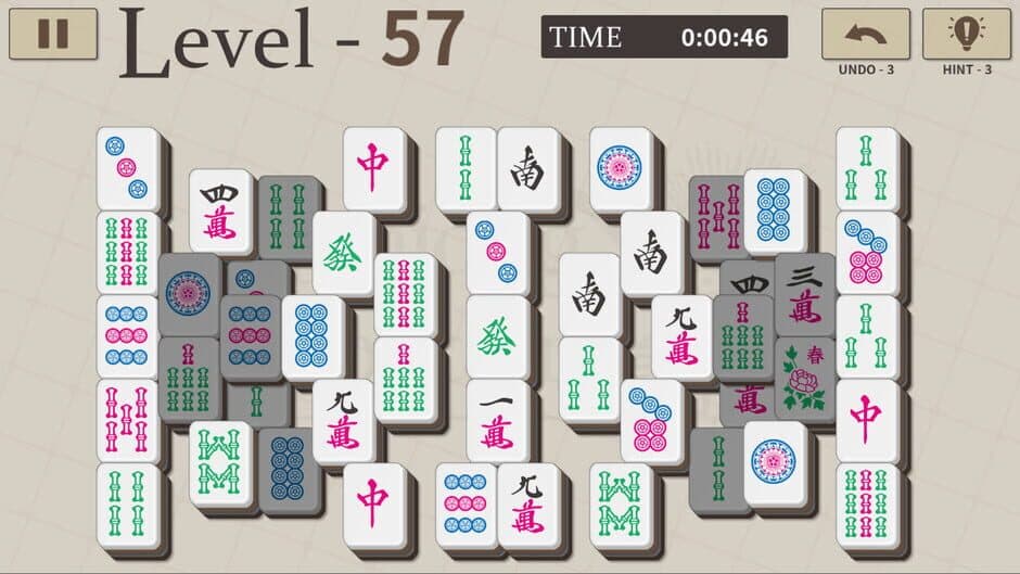 Скриншот 1 из Mahjong Solitaire 100