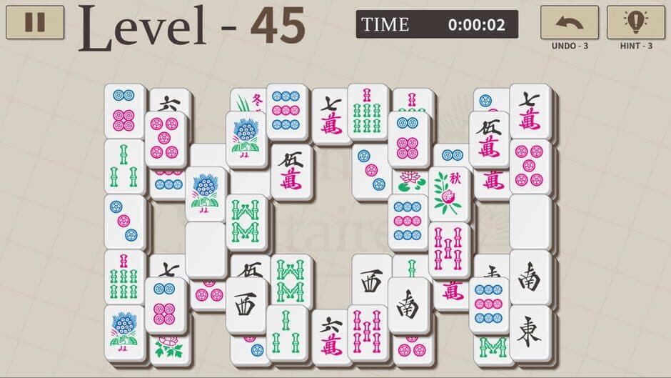 Скриншот 2 из Mahjong Solitaire 100