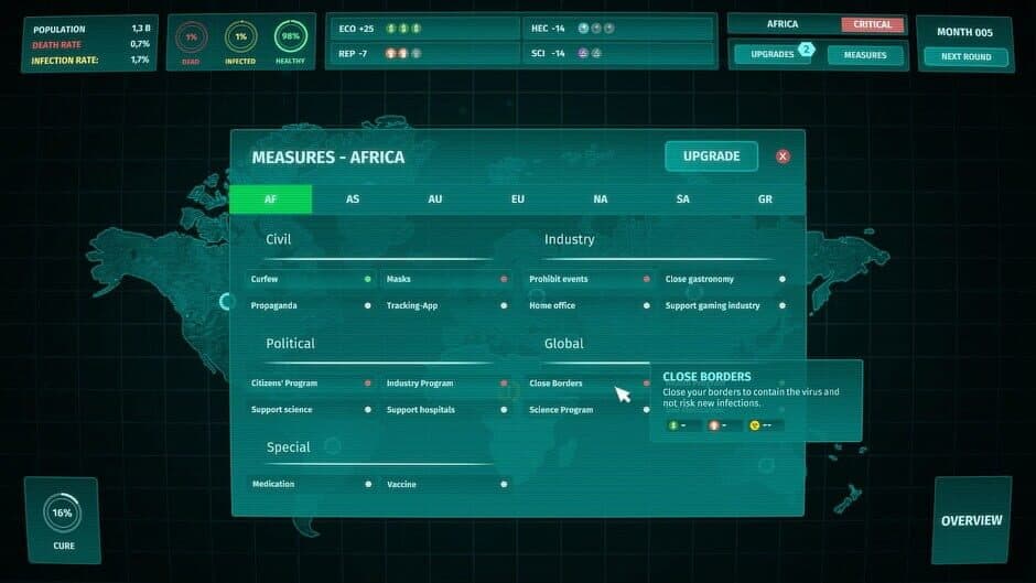 Скриншот 4 из Corona Simulator