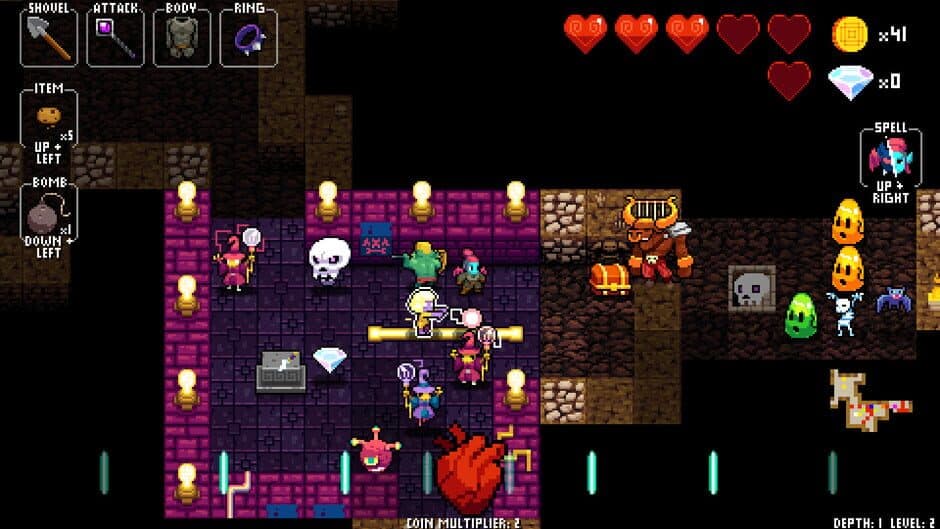 Скриншот 1 из Crypt of the Necrodancer: Amplified