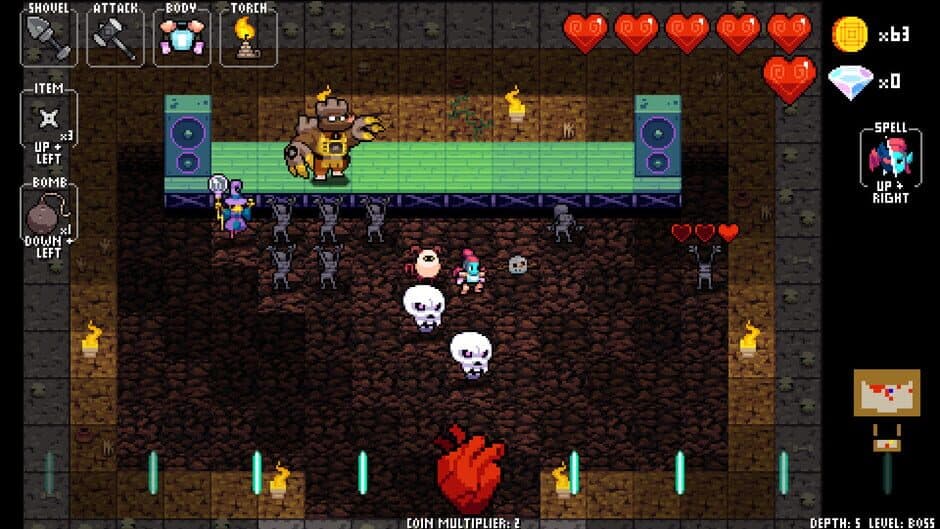 Скриншот 3 из Crypt of the Necrodancer: Amplified
