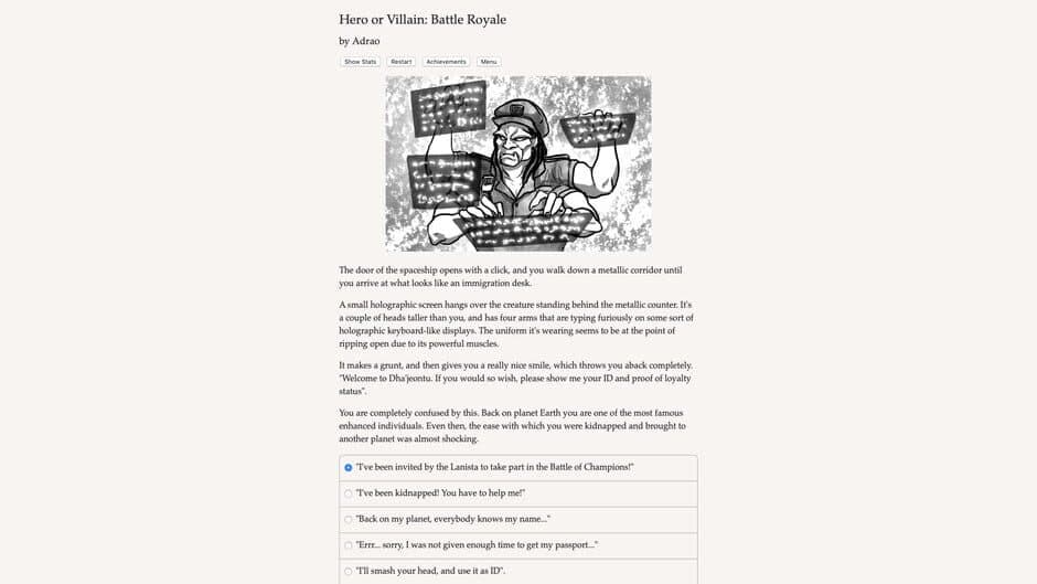Скриншот 4 из Hero or Villain: Battle Royale