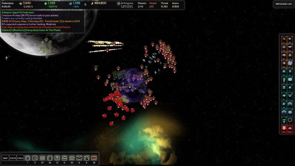 Скриншот 2 из AI War: Vengeance of the Machine