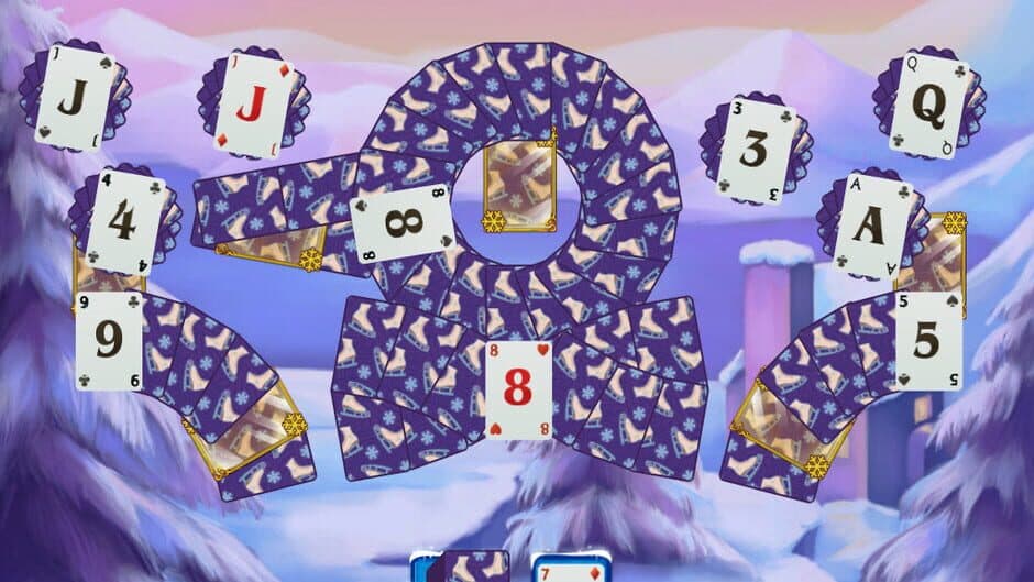 Скриншот 4 из Solitaire Jack Frost: Winter Adventures 2