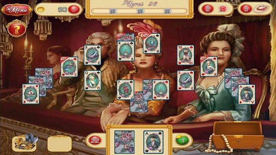 Скриншот 1 из Marie Antoinette's Solitaire