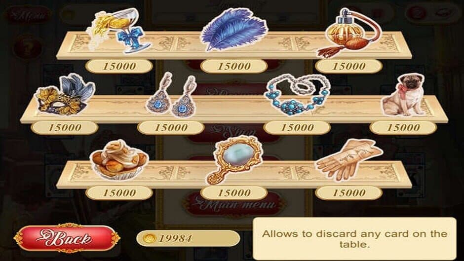 Скриншот 2 из Marie Antoinette's Solitaire