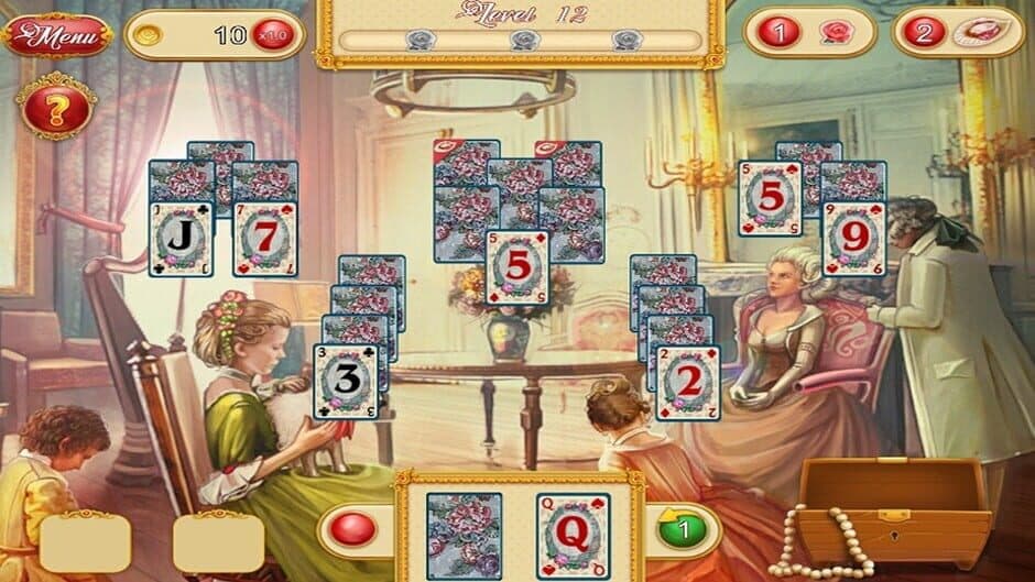 Скриншот 4 из Marie Antoinette's Solitaire