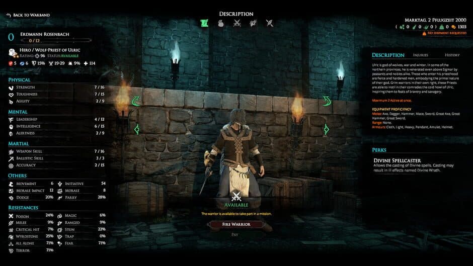 Скриншот 2 из Mordheim: City of the Damned - Wolf-Priest of Ulric