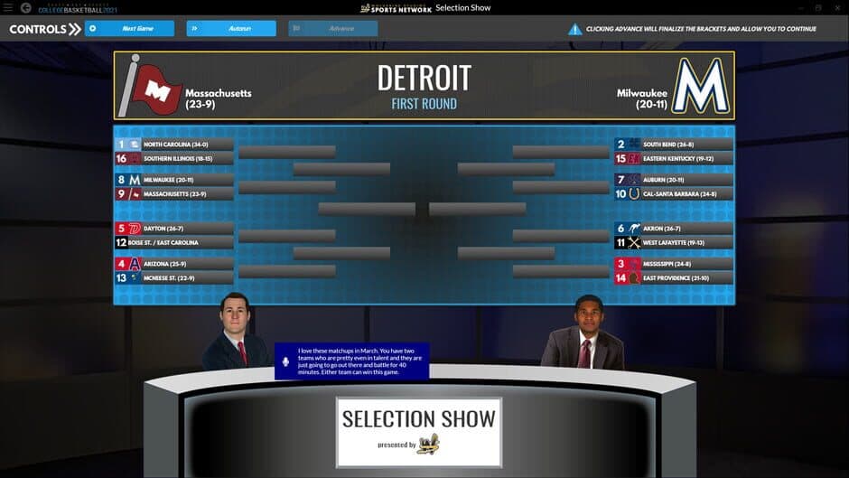 Скриншот 2 из Draft Day Sports: College Basketball 2021